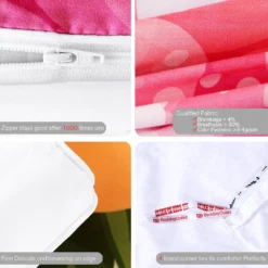 Flower Star Unicorn Eyelash Bedding Set Twin Full Queen Size -Unicorn Fashion BeddingOutlet Lovely Unicorn Bedding Set Cartoon Duvet Cover for Kids Flower Star Home Textiles Eyelash Girls