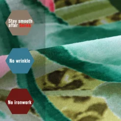 Shining Unicorn Floral Leaf Duvet Covers -Unicorn Fashion BeddingOutlet Shining Unicorn Bedding Set Queen Flower Leaf Duvet Cover Girls Floral Home Textiles Pink Yellow