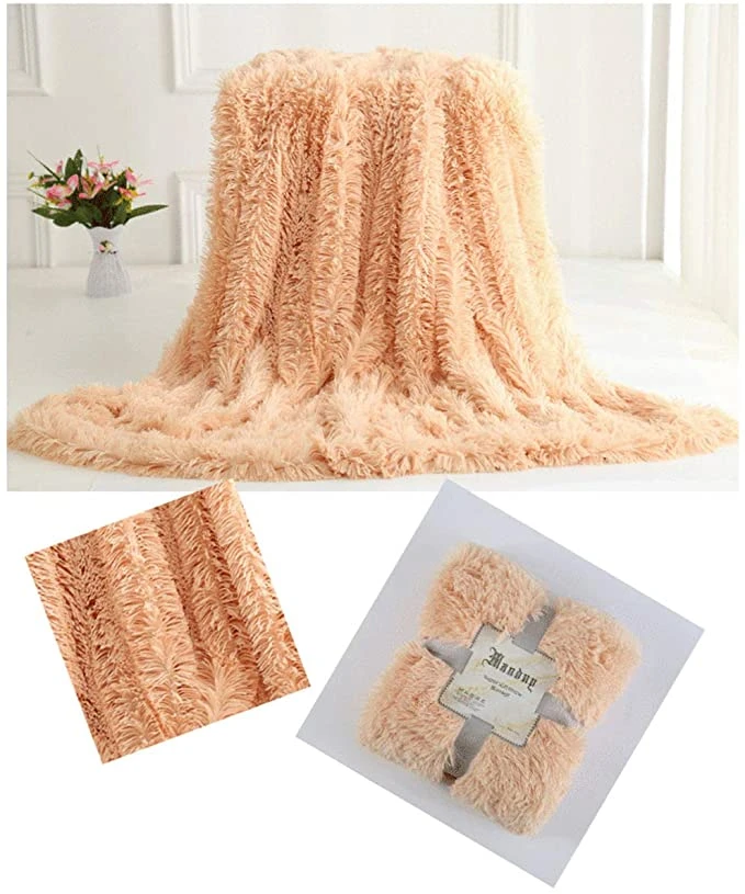 Beige Fleece Long Shaggy Decorative Throw Blanket For Bed Sofa Couch Soft Bed Cover Sherpa Fuzzy Blankets And Plush Throws For Kids Adults Teens Girls Women 4 Beige Fleece Long Shaggy Decorative Throw Blanket For Bed Sofa Couch Soft Bed Cover Sherpa Fuzzy Blankets And Plush Throws For Kids Adults Teens Girls Women - Image 2