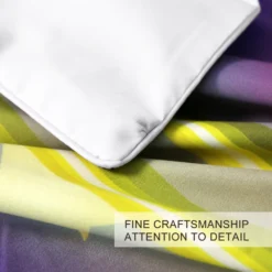 Unicorn Neon Light Special Glowing Bedding Set Twin Full Queen King -Unicorn Fashion BlessLiving Luminous Unicorn Bedding Set Star Rainbow Duvet Cover Colorful Bedspreads Neon Light Cartoon Bed Set 4