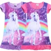 Toddler Kids Unicorn Princess Dress -Unicorn Fashion CANIS Toddler Cartoon Baby Kids Girl Unicorn Sleepwear Princess Dress Pyjamas Nightwear Nightgown Girls Dresses Clothes