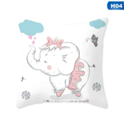 45x45cm Flamingo Unicorn Pillow Case Decorative Pillowcase -Unicorn Fashion Cartoon 45x45cm Flamingo Unicorn Throw Pillow Case Home Bedroom Soft Square Cushion Cover Office Car Sofa 5