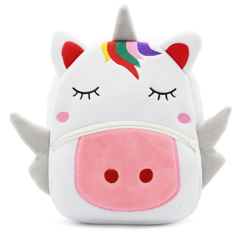Rainbow Unicorn Soft Plush School Bag 4 Rainbow Unicorn Soft Plush School Bag - Image 2
