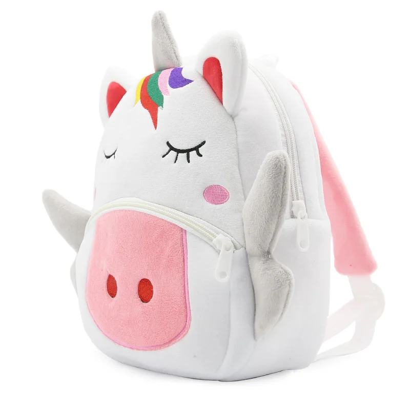 Rainbow Unicorn Soft Plush School Bag 5 Rainbow Unicorn Soft Plush School Bag - Image 3
