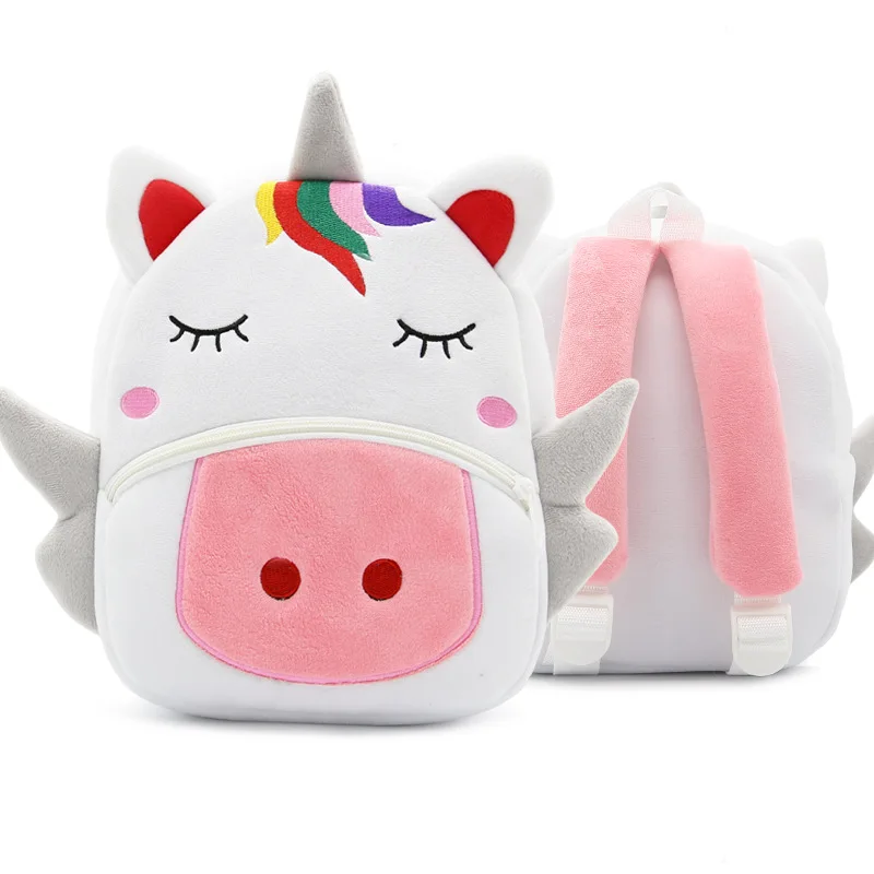 Rainbow Unicorn Soft Plush School Bag 3 Rainbow Unicorn Soft Plush School Bag