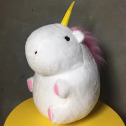 Plush Stuffed Unicorn Doll -Unicorn Fashion Chubby Plush Stuffed Unicorn Toy Kids White Soft Unicorn Gift Animals Unicorn Doll Decorative Plush Toy 4