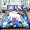 Cloudy Rainbow Unicorn Bedding Set -Unicorn Fashion Cloudy Rainbow Unicorn Bedding Set