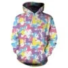Colorful Unicorn Hoodie -Unicorn Fashion Colorful Unicorn Hoodie