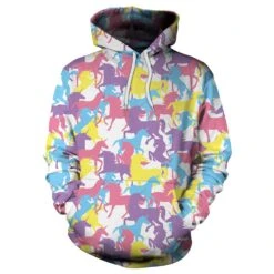Colorful Unicorn Hoodie