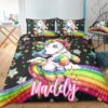 Custom Rainbow Kids Girl Bedding Set 2 Custom Rainbow Kids Girl Bedding Set -Unicorn Fashion Custom Rainbow Kids Bedding Set 8211 Bed Set Girl Bedding Set Copy 1