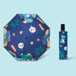 Cute Cartoon Unicorn Folding Umbrella -Unicorn Fashion Cute Cartoon Unicorn Folding Umbrella 4