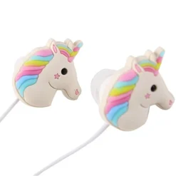 Cute Cartoon Unicorn Wired Earphones With Mic -Unicorn Fashion Cute Cartoon Unicorn Headphone Stereo Wired Earphones With Mic Daughter Children Adult Earbuds For Samsung iPhone 1