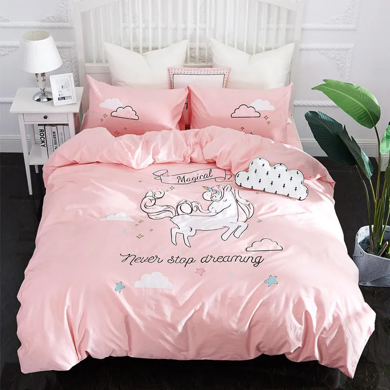 Cute Unicorn Bedding Set 3 Cute Unicorn Bedding Set