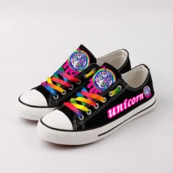 Colorful Unicorn Sneakers -Unicorn Fashion Cute Unicorn Women Girls shoes Canvas shoes Sneakers Printing Casual Shoes 3