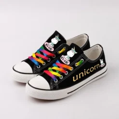 Colorful Unicorn Sneakers -Unicorn Fashion Cute Unicorn Women Girls shoes Canvas shoes Sneakers Printing Casual Shoes 4