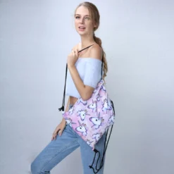 3pcs Unicorn Backpack Shoulder Drawstring Bags For Teenage -Unicorn Fashion Deanfun 3PCS set Women Printed Unicorn Backpack School Bags For Teenage Girls Shoulder Drawstring Bags 4