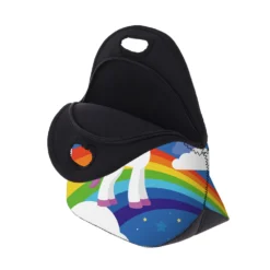 Cute Lunch Bags 3D Printed Unicorn With Zipper For Picnic -Unicorn Fashion Deanfun Cute Lunch Bags 3D Printed Rinbow Unicorn Neoprene with Zipper Portable for Kid Picnic 73008 1