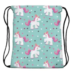 Drawstring Bag Unicorn Printed For Summer Travelling -Unicorn Fashion Deanfun Drawstring Bag Cartton Unicorn Printed for Summer Travelling Dropshipping 60107 1