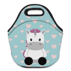 3D Printed Unicorn Lunch Bag -Unicorn Fashion Deanfun Unicorn Lunch Bag 3D Printed Waterpoof Neoprene Kids for School Food Package 73092 4