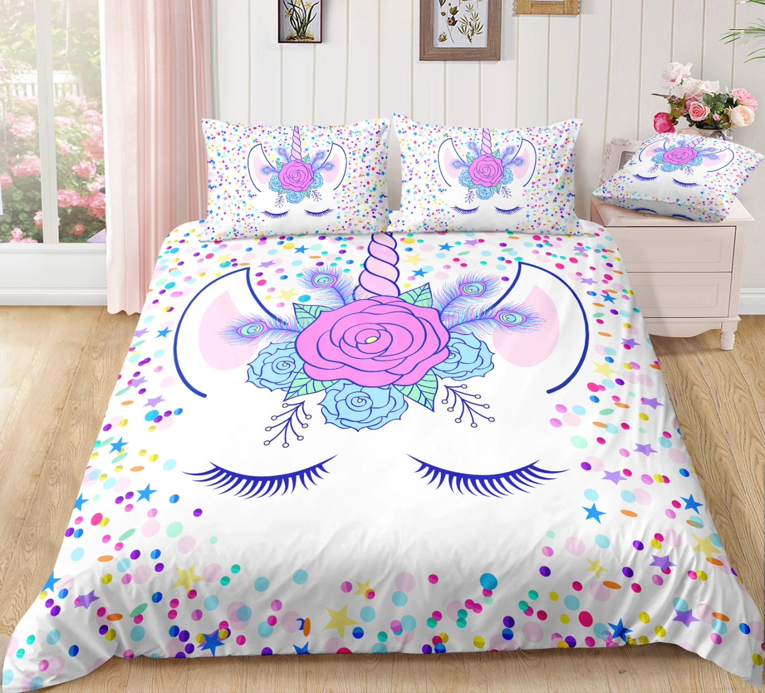 Dreaming Unicorn Bedding Set 3 Dreaming Unicorn Bedding Set