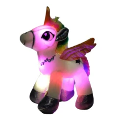 LED Rainbow Unicorn Plush Toys