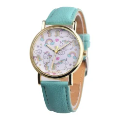 Fashion Cute Unicorn Watch -Unicorn Fashion Fashion Cute Unicorn Animal Watch Women Girl Leather Strap Analog Quartz Watch For Women 2