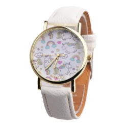 Fashion Cute Unicorn Watch -Unicorn Fashion Fashion Cute Unicorn Animal Watch Women Girl Leather Strap Analog Quartz Watch For Women 4