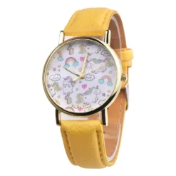 Fashion Cute Unicorn Watch -Unicorn Fashion Fashion Cute Unicorn Animal Watch Women Girl Leather Strap Analog Quartz Watch For Women 5