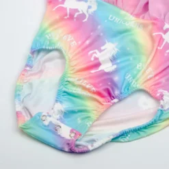 Rainbow Unicorn Sleeveless Dress -Unicorn Fashion Girl Rainbow Unicorn Sleeveless Girls Dress for Dance Ballet Costumes Kids Ballerina Bodysuit Dancewear Children s 4