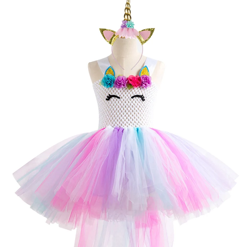 Unicorn Party Girls Dress 5 Unicorn Party Girls Dress - Image 3