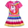 Girls Unicorn Summer Dress