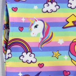 Zipper Rainbow Unicorn Jacket -Unicorn Fashion Girls Zipper Hoodies Cartoon unicorn Spring Casual Hoodies For Girls Full Sleeve Kids Coats Girls Sweatshirt 4