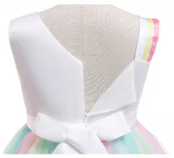 Rainbow Sequins Unicorn Dress -Unicorn Fashion Girls baby Christmas hot new princess dress European and American children role playing sequins unicorn kids 5