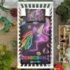 Glowing Unicorn Crib Bedding Set – Unicorn Nursery Baby Bedding -Unicorn Fashion Glowing Unicorn Crib Bedding Set