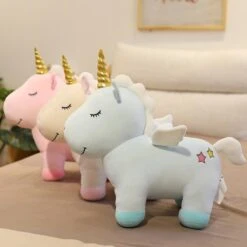 Golden Horn Unicorn Plush Toy -Unicorn Fashion Golden Horn Unicorn Plush Toy 1