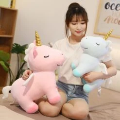 Golden Horn Unicorn Plush Toy -Unicorn Fashion Golden Horn Unicorn Plush Toy 3