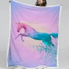 3D Unicorn Throw Fleece Blanket -Unicorn Fashion H6c0a6de9c8e54a5aa0c7b76e222beb4