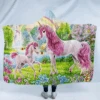 Fairytale Unicorn Hooded Blanket