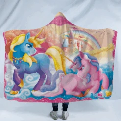 Dreaming Unicorn Hooded Blanket
