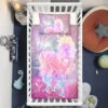 Hologram Crystal Unicorn Crib Bedding Set – Unicorn Nursery Baby Bedding -Unicorn Fashion Hologram Crystal Unicorn Crib Bedding Set