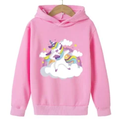 Toddler Unicorn Pullover Sweatshirts 10 Toddler Unicorn Pullover Sweatshirts -Unicorn Fashion Hoodie Unicorn Cartoon Print Sweater Girl Baby Unicorn Hoodie Childrens Hooded Fashion Kids Sportswear Clothes 2022 1