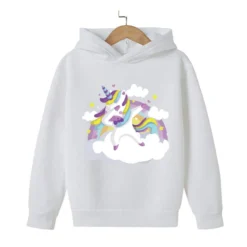 Toddler Unicorn Pullover Sweatshirts 11 Toddler Unicorn Pullover Sweatshirts -Unicorn Fashion Hoodie Unicorn Cartoon Print Sweater Girl Baby Unicorn Hoodie Childrens Hooded Fashion Kids Sportswear Clothes 2022 2