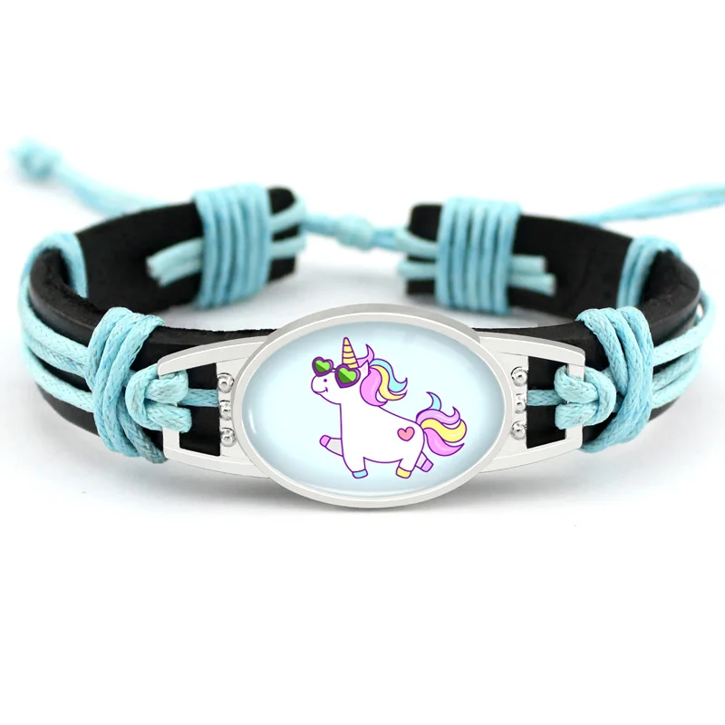 Unicorn Leather Wrap Bracelets 4 Unicorn Leather Wrap Bracelets - Image 2