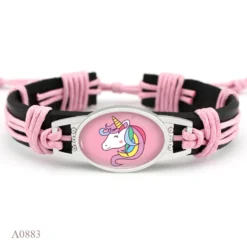 Unicorn Leather Wrap Bracelets