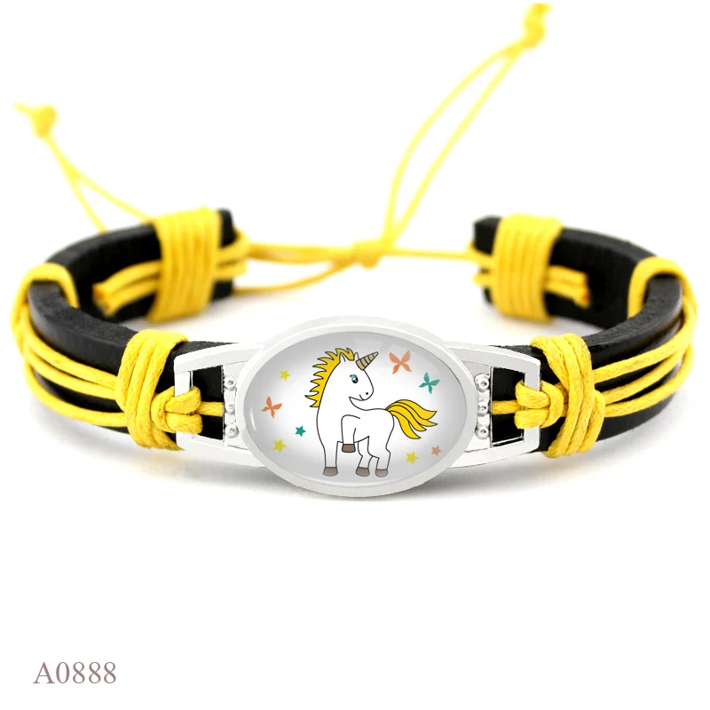 Unicorn Leather Wrap Bracelets 7 Unicorn Leather Wrap Bracelets - Image 5