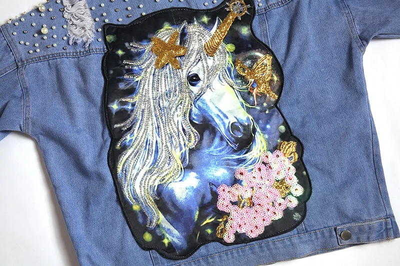 Unicorn Denim Jacket 6 Unicorn Denim Jacket - Image 4