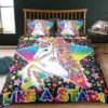 “Like A Star” Unicorn Rainbow Bedding Set -Unicorn Fashion Like A Star Unicorn Rainbow Bedding Set