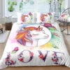 Love Unicorn Bedding Set -Unicorn Fashion Love Unicorn Bedding Set