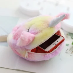 Unicorn Plush Crossbody Cosmetic Bag -Unicorn Fashion Lovely Dream Series Unicorn Plush Cosmetic Bag and Crossbody Bag Kawaii Animal Unicorn Toys Children Girl 4