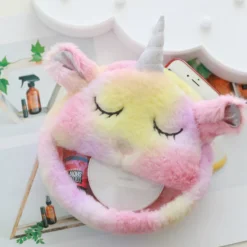 Unicorn Plush Crossbody Cosmetic Bag -Unicorn Fashion Lovely Dream Series Unicorn Plush Cosmetic Bag and Crossbody Bag Kawaii Animal Unicorn Toys Children Girl 5